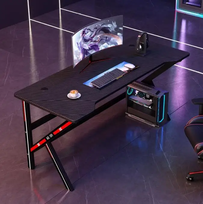 gaming chair set wholesale net cafe gaming table Computer game table home desk Study table Writing desk