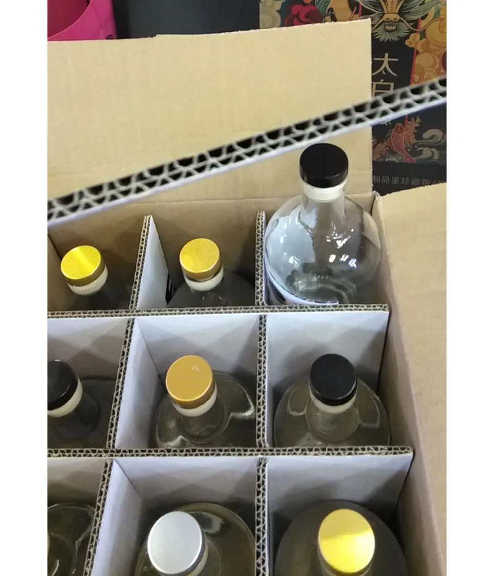 Упаковка для бутылок, бумажная коробка, розничная продажа с завода, Гофрированная коробка для вина с цифровой печатью, 3 бутылки, упаковочная коробка