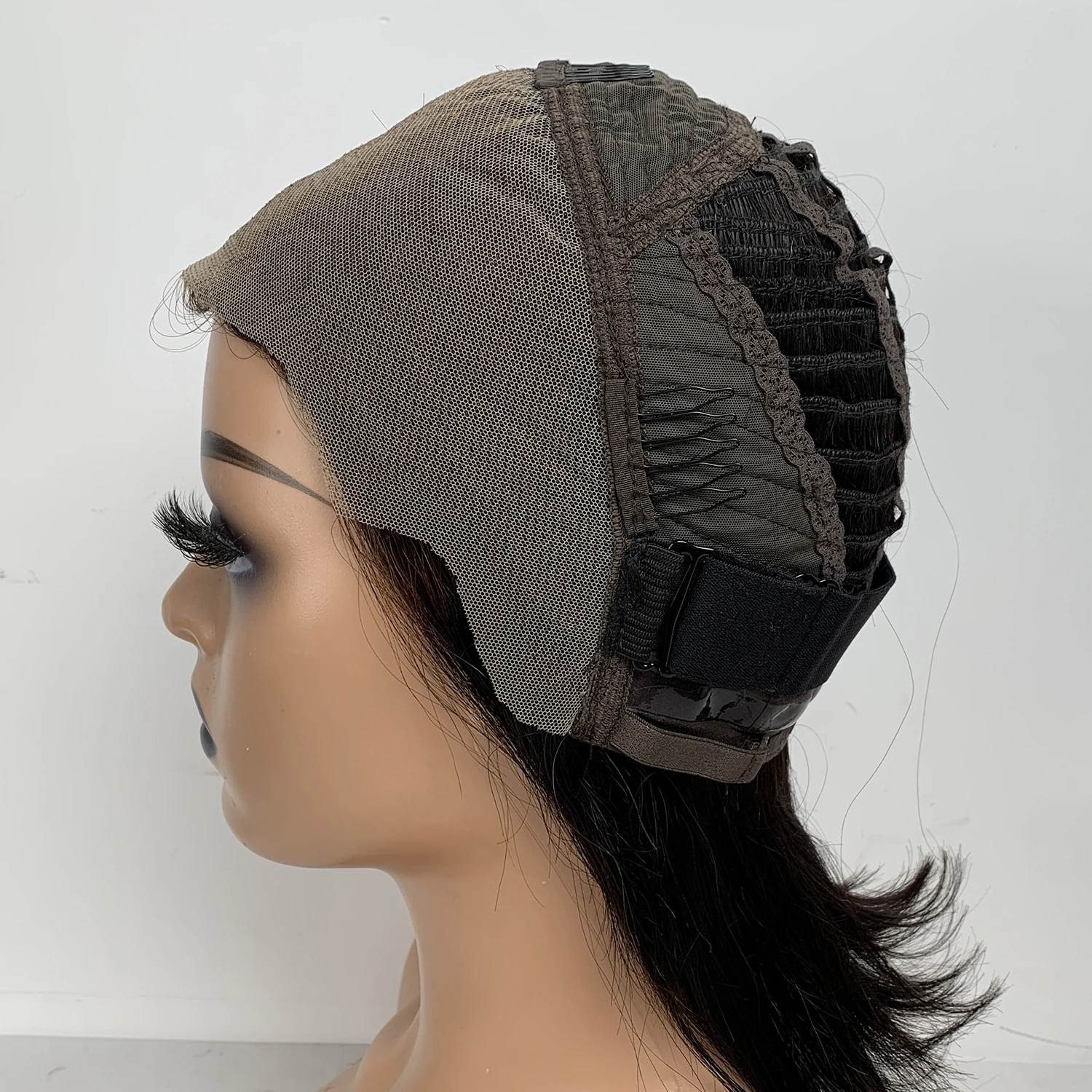 GLUELESS front lace wig , PRE PLUCKED HAIR LINE, wholesale silk straight hair wig for hair vendors