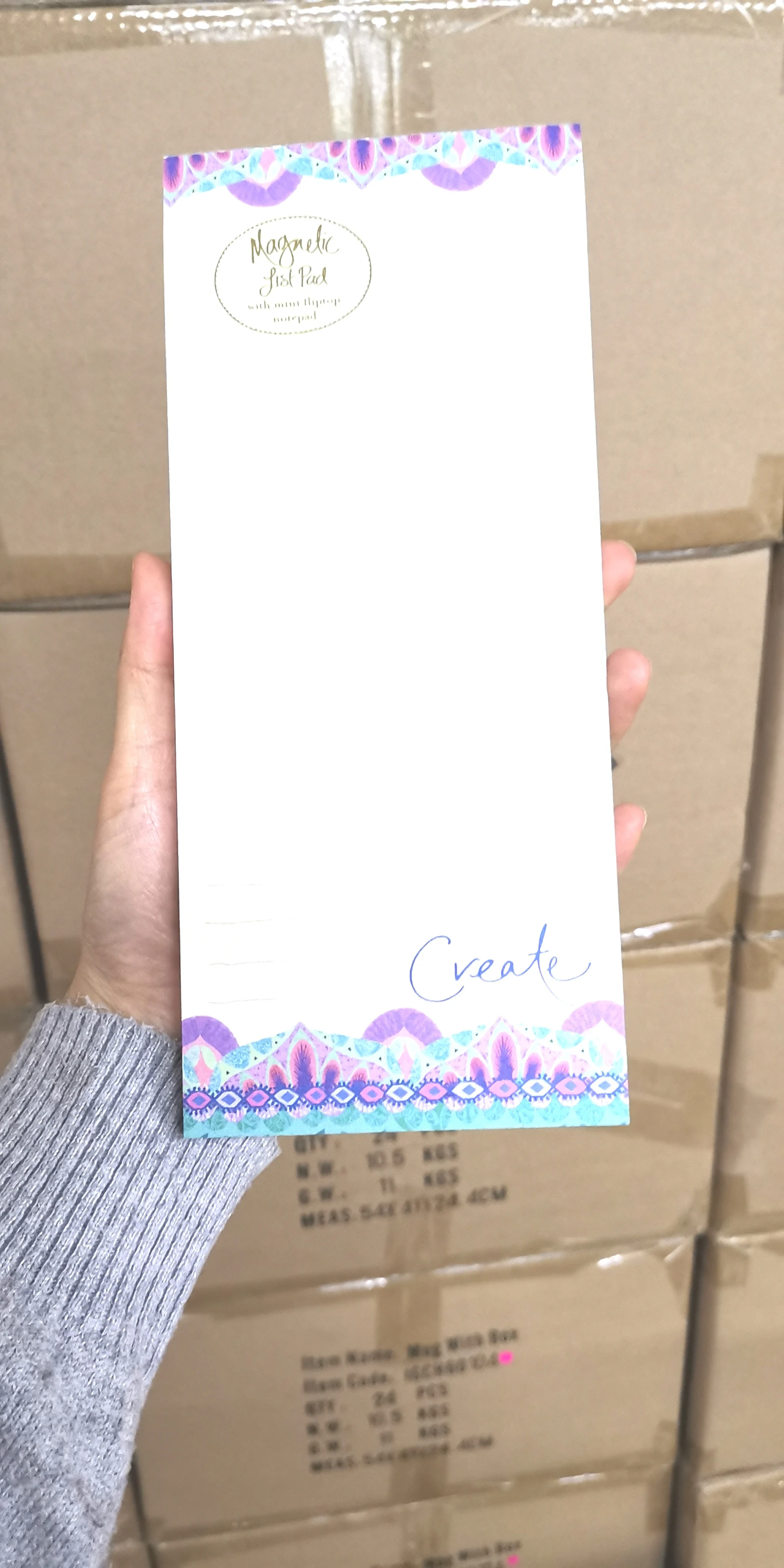 2023 Magnetic Notepads with Pen Fridge Magnetic Notepad Magnetic Fridge Calendar Notepads