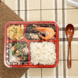 Food grade disposable plastic lunch box tiffin carrier