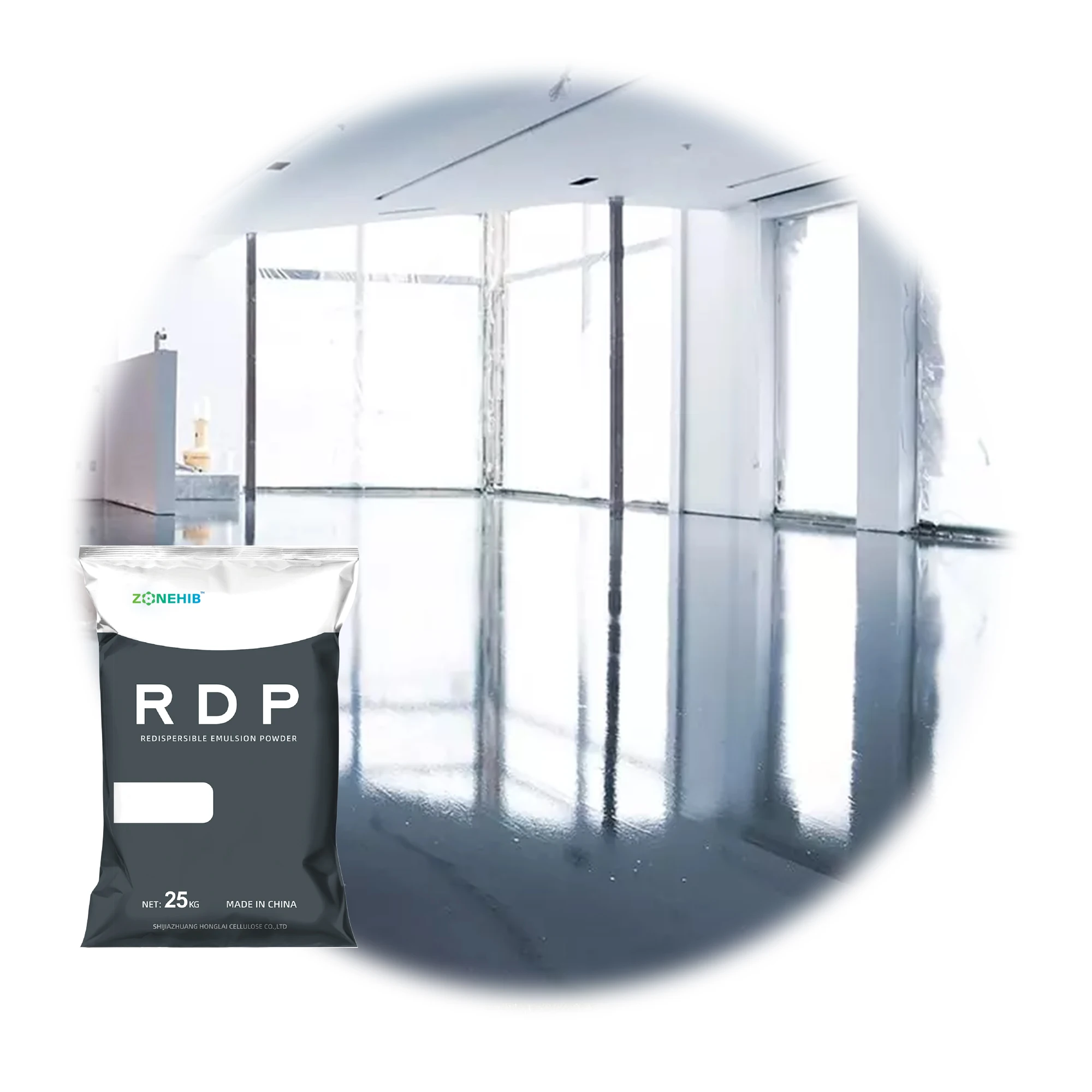 Химический редиспергируемый латексный порошок RDP для самовыравнивающегося раствора на основе гипса