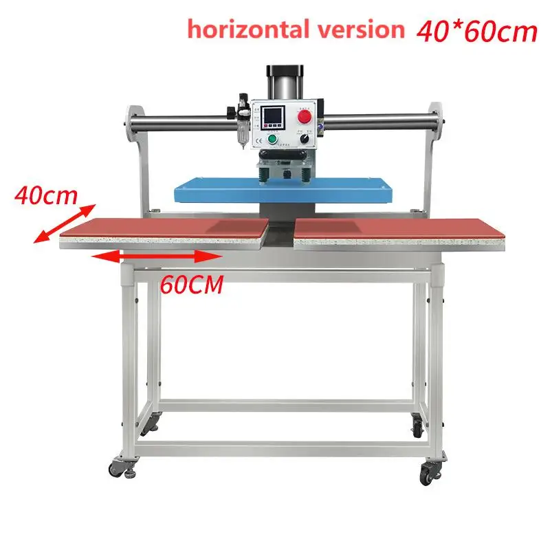 new product 40*60 cm Double Station Automatic Pneumatic Sublimation T shirt Heat Press Machine for Factory price