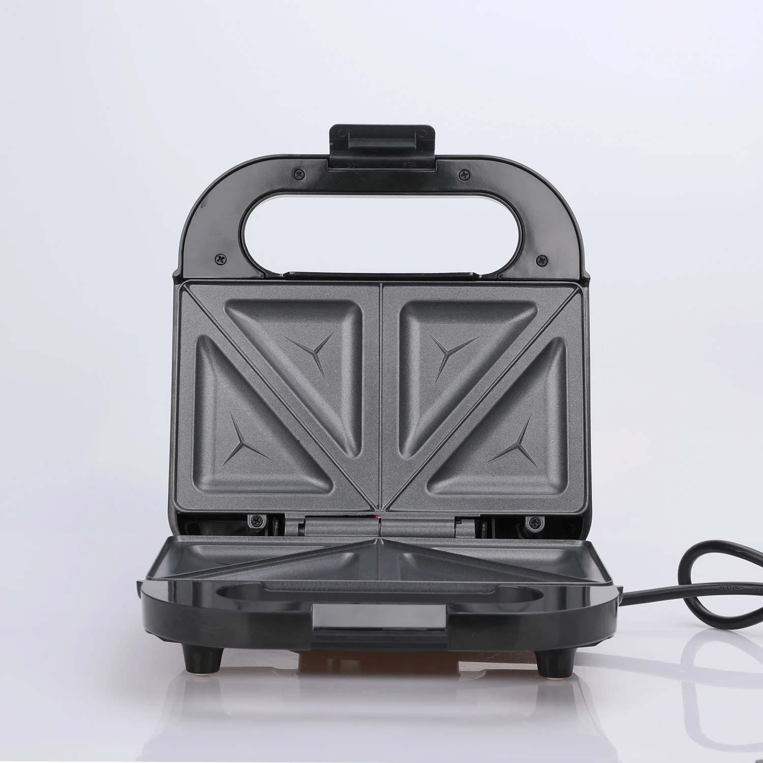 Breakfast Grilled Cheese Egg Bacon Steak Electric Breakfast Sandwich Maker 3 in 1 With Non Stick Plates