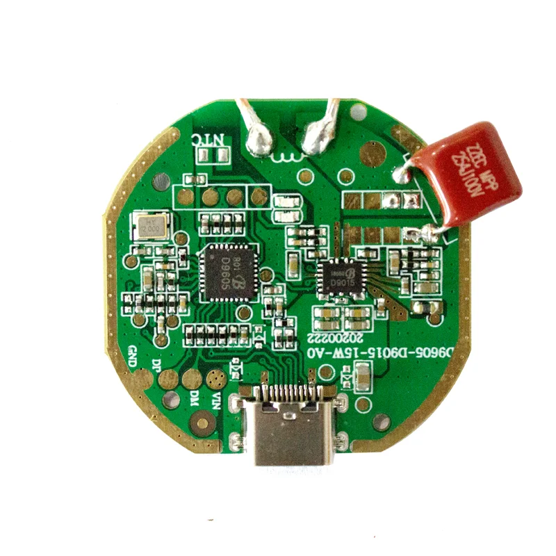 Для модуля мобильного телефона материнская плата с небольшим вентилятором Pcba 3 в 1 Зарядная площадка автомобильное беспроводное зарядное