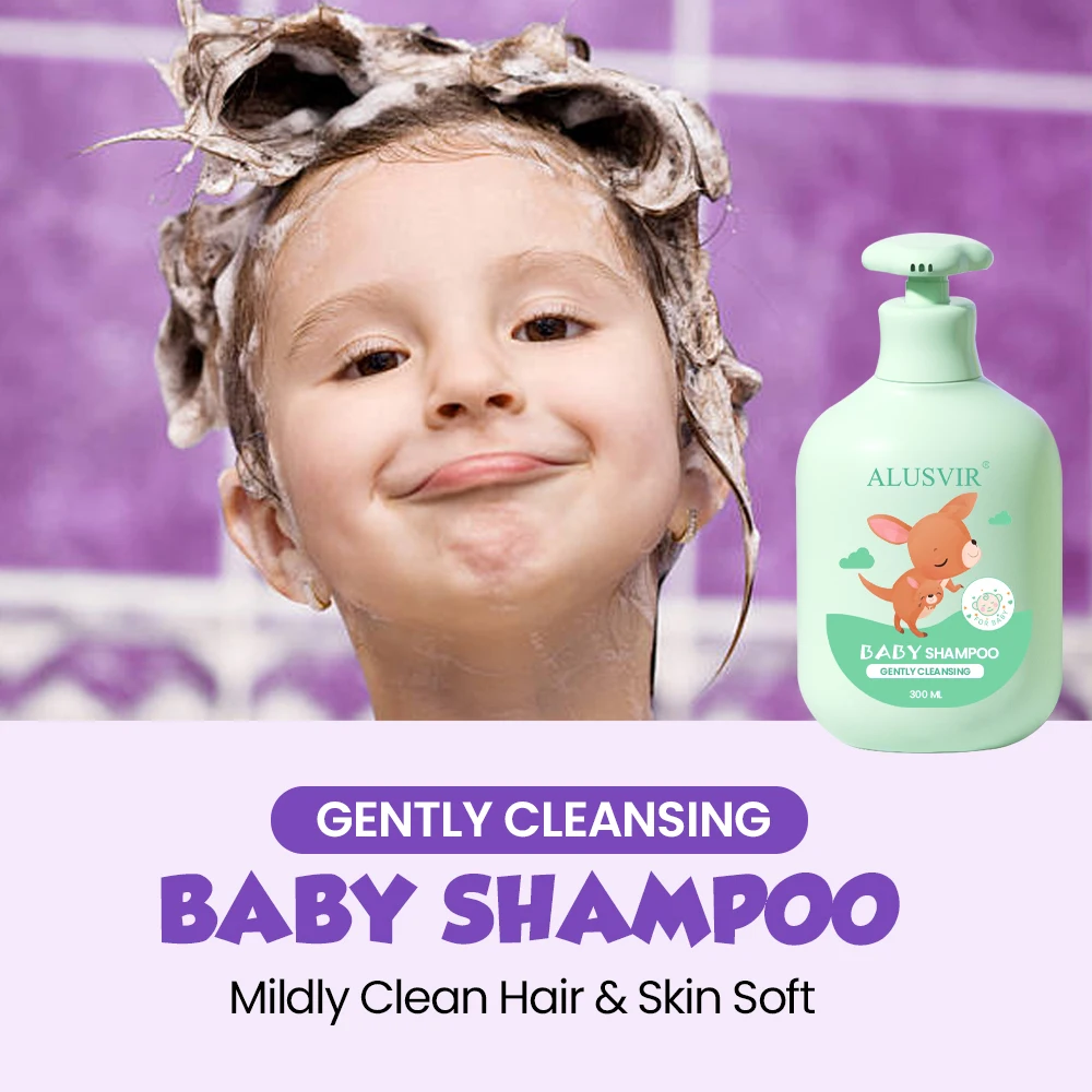 Oem/odm Kids Hair Shampoo and Conditioner Face Wash Body Sets Nourihsing Cleansing Baby Care Set Private Label