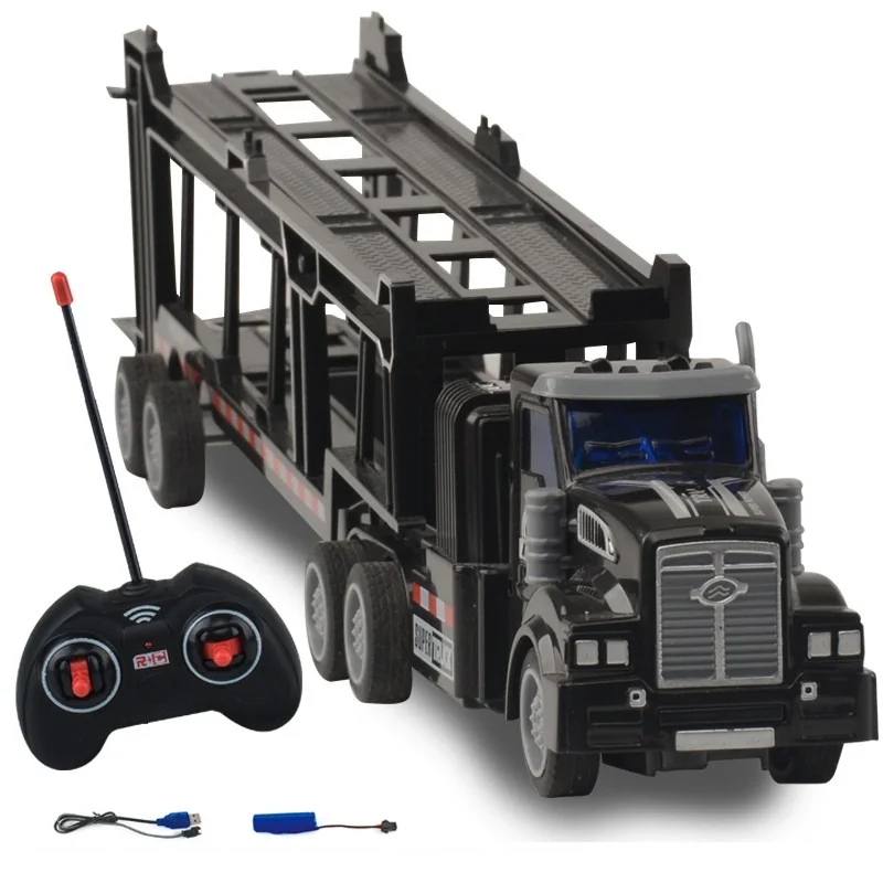 Toy Rc Tow Trucks Remote Control Toy Truck Trailer Rc Semi Trailer Truck Toys