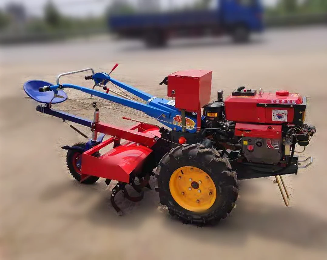 Mini farm tractor 8hp 10hp 12hp 15hp two wheels diesel walking tractors hot sale