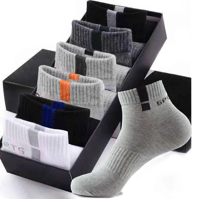 Athletic Performance Comfort high quality hot sell custom logo solid ankle socks summer  Sweat-Absorbing sport sock men socks