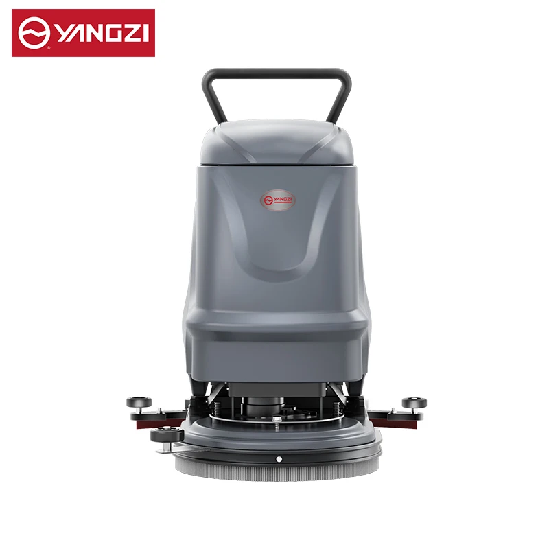 Mini Walk Behind Floor Scrubber Hand Push Road Cleaner Floor Cleaning Equipment For Hospital/station