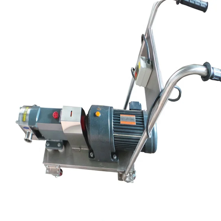 high quality rotary tornado pump stainless steel high viscosity liquids sanitary transfer lobe pump for chocolate oil honey