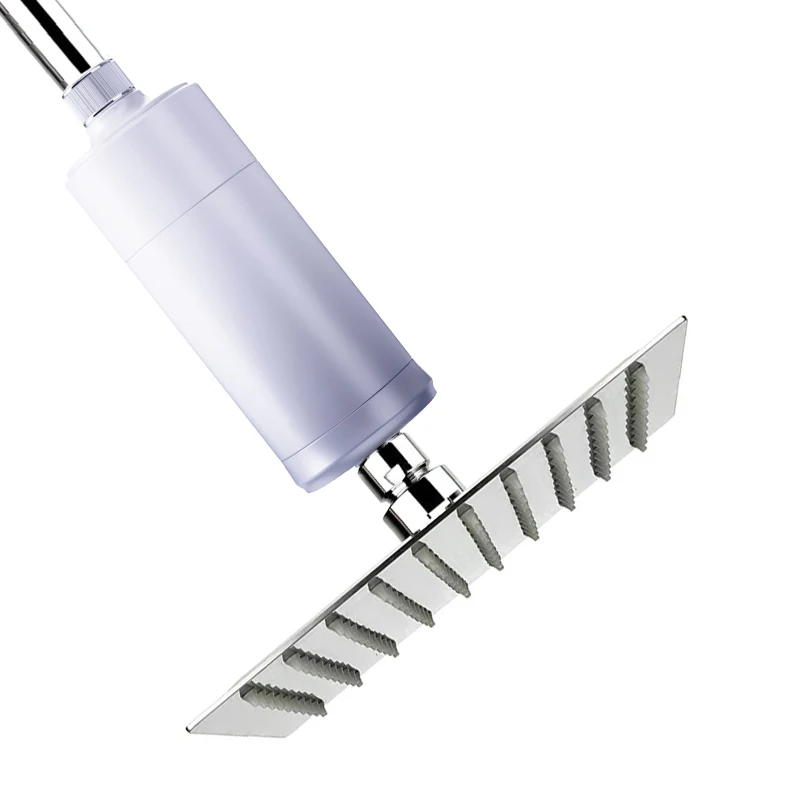 15-Stage Household Shower Water Filter with Activated Carbon KDF Plastic Material for Effective Chlorine Removal