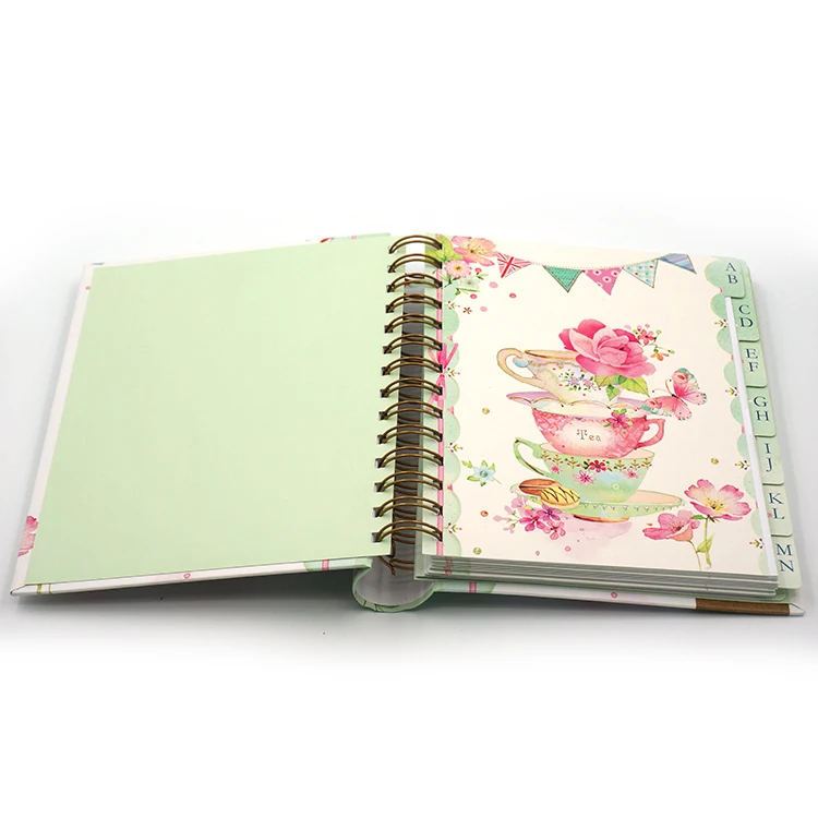 Wholesale customized printing 250Gsm white offset paper label telephone Address Book