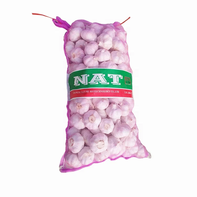  Garlic fresh normal white garlic high quality low price packing mesh net bag for