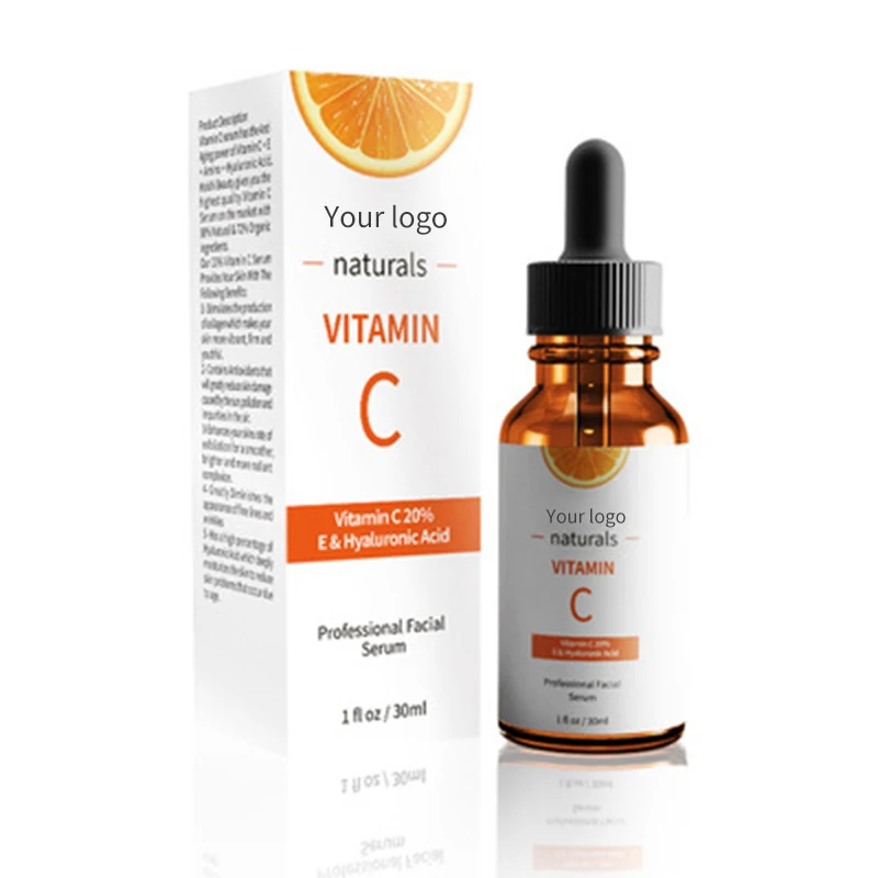 
Private Label Vitamin C Serum Face Lifting Facial Essence Skin Care Manufacturer Face Serum 