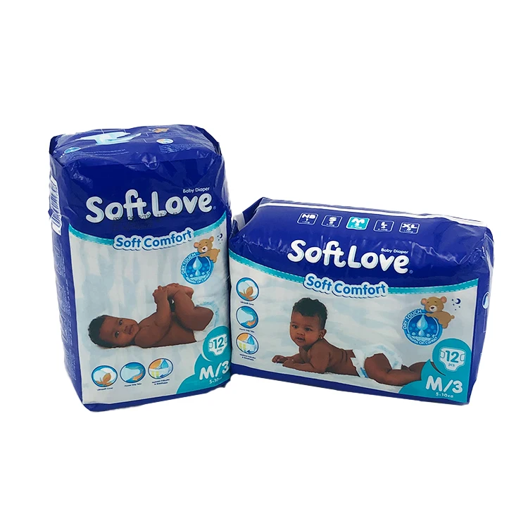 Softlove Wholesale Diapers Baby Diapers Elastic Waistband Disposable Pampering Baby Diapers
