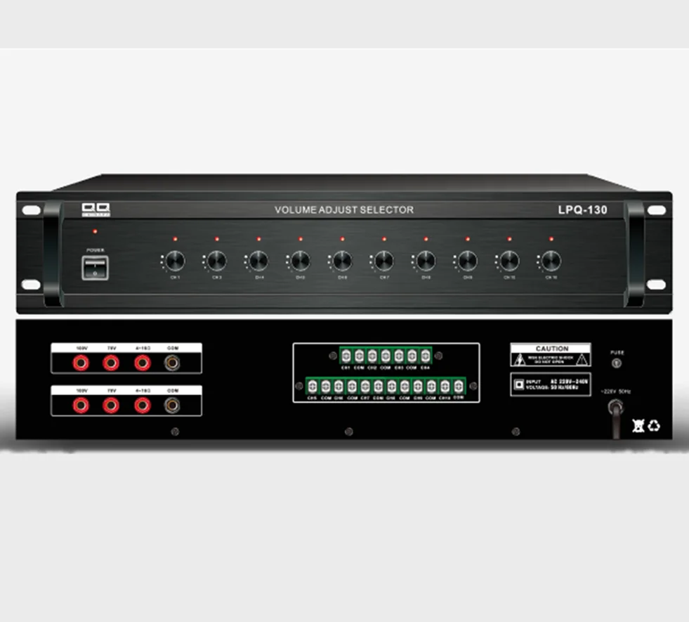 QQCHINAPA Hot Sell Lpq-130 Convenient and Fast Remote Control The Zone Volume Amplifier