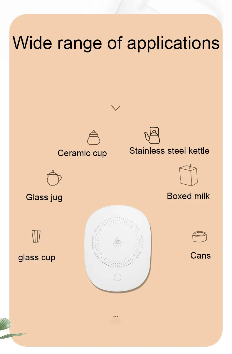 Popular smart  mug tea cup pad coffee cup warmer usb heat milk warmer warmer cup