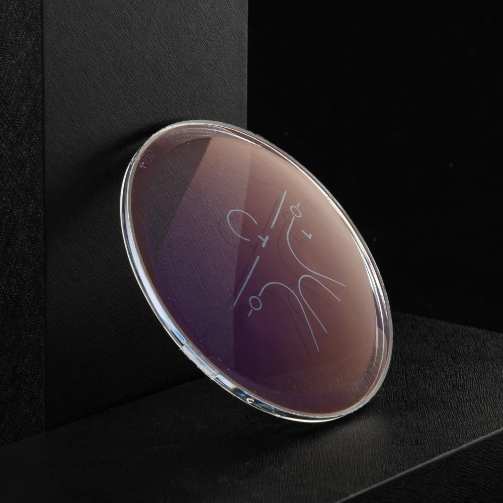 Cut Eyeglass Lens Ophthalmic Lenses 1.56 CR39 Blue Light Blocking UV420 Progressive Blue Resin Clear Lens Single HMC Bifocal 2C