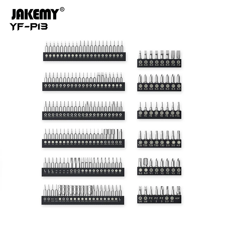 JAKEMY 201 IN 1 Professional Repair Screwdriver Tool Kit Bag Set DIY repair tool kit for iPhone cell phone  repair full set