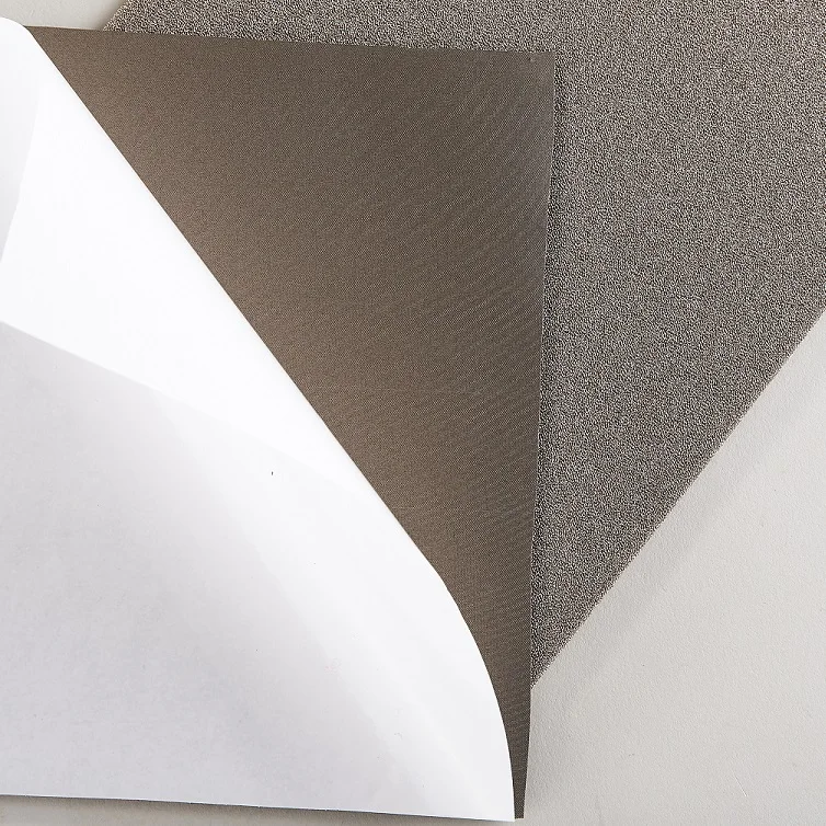 Metallic Conductive Sponge Polymer Composites Z-Foam Gasket Laminated with Adhesive Film Coated Fabric for Accessory Use