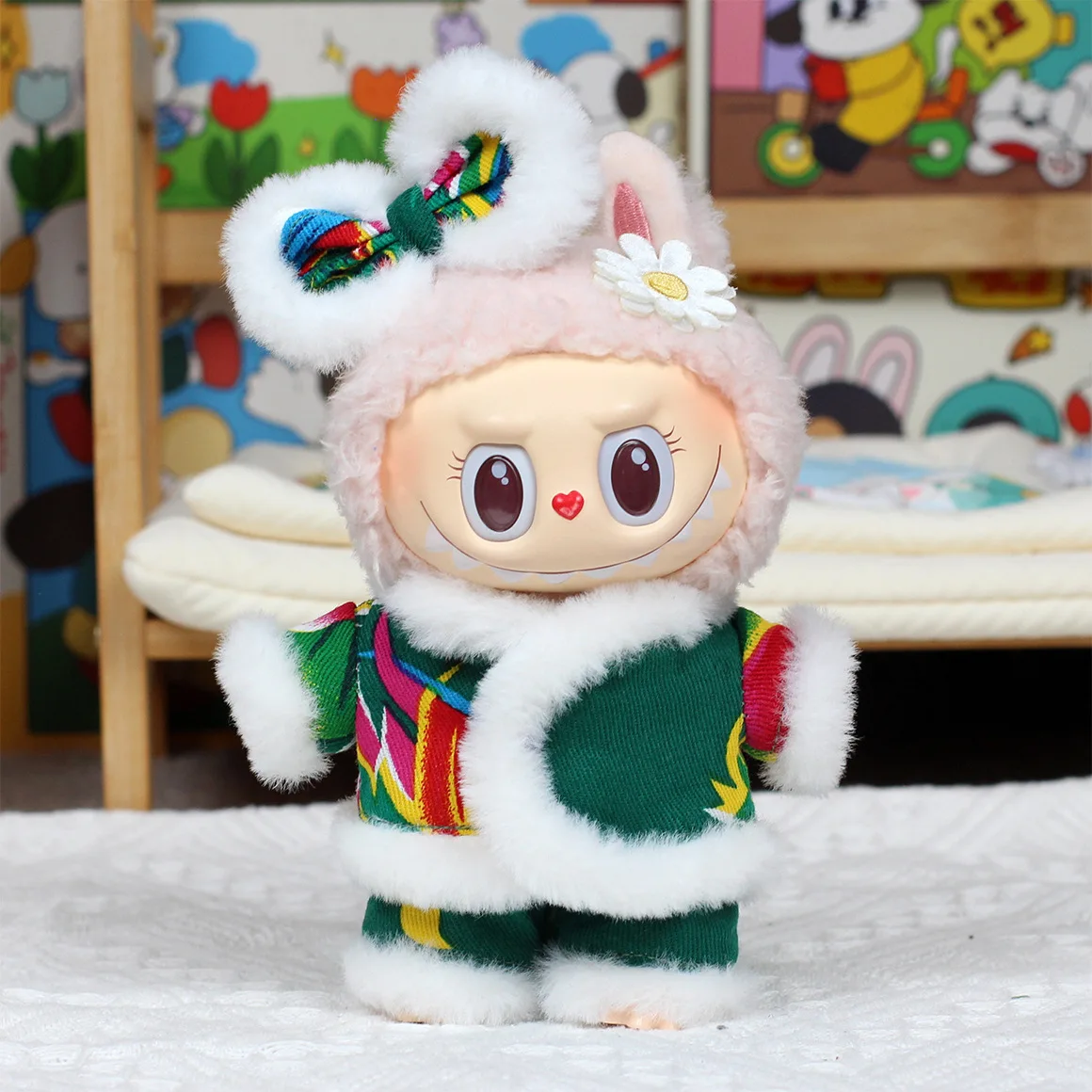 Only Clothes Wholesale Labubu Baby Clothes Vinyl Blind Box Pendant Doll Clothes