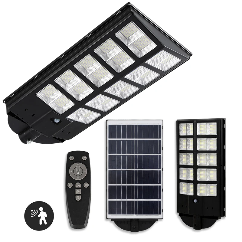 Powerful Outdoor Solar Lamp 12000 Lumens Lighting LED Garden Lamp Solar Panel Lamps Waterproof Street Light