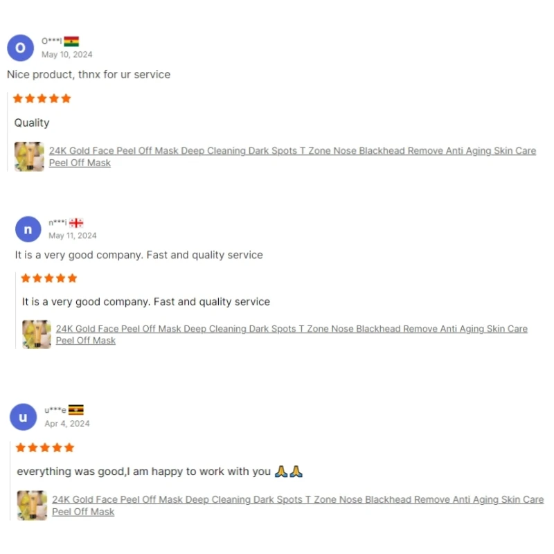 24K Gold Face Peel Off Face Mask Whitening Deep Cleaning Dark Spots T Zone Nose Blackhead Remove Skin Care Peeling Facial Mask