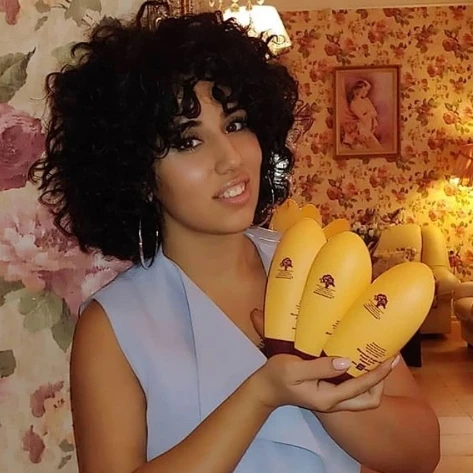 Argan Oil Bouncy Curl Enhancing Cream Natural Hair Organic Private Label Leave in Conditioner Curly Defining Curling Cream