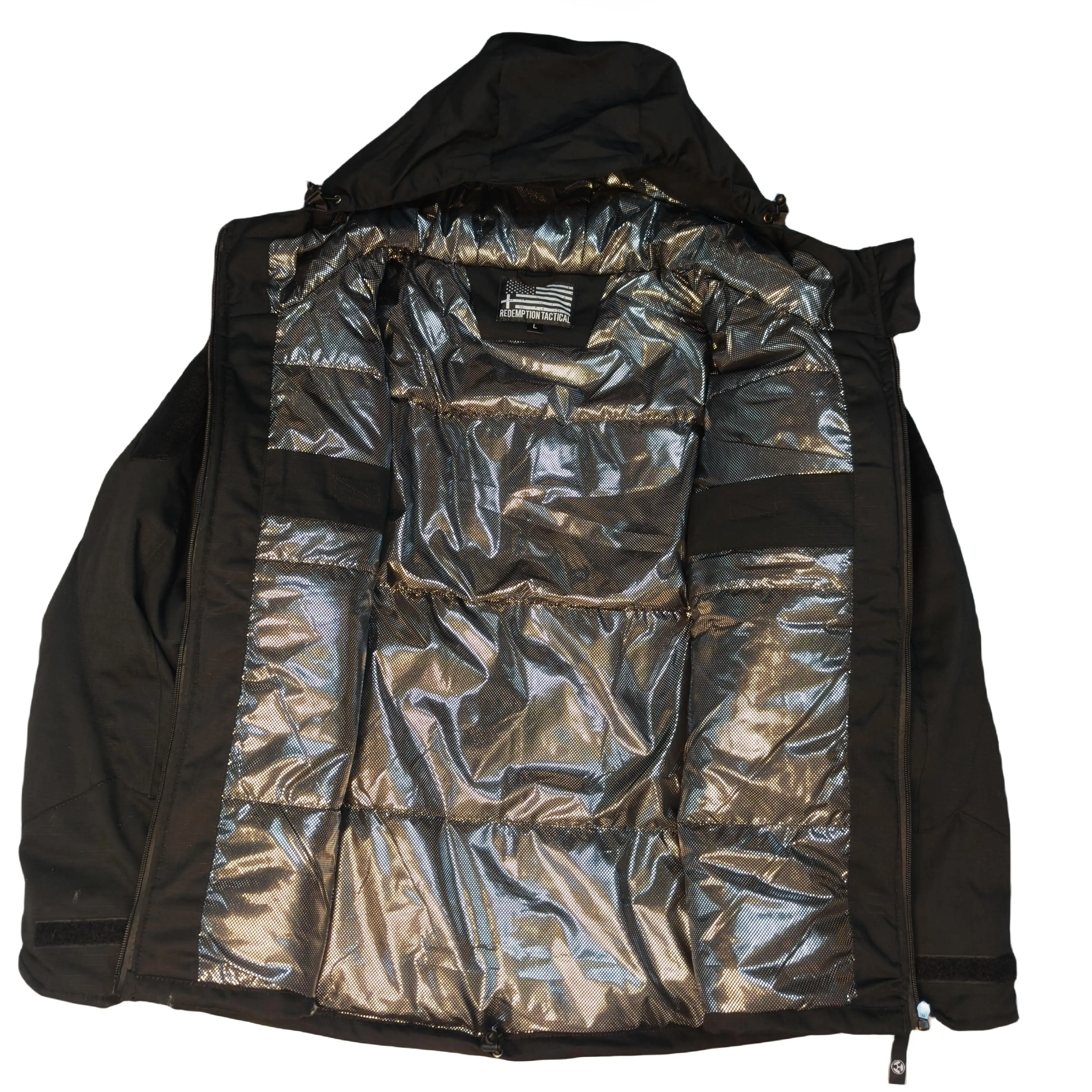 Multicam Winter Waterproof Heated Tactical Uniform Outdoor Camouflage Hunting Warm Down Hooded Coat Hiking Jacket For Men