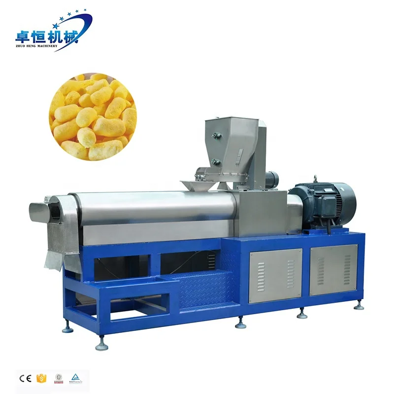 High Quality Automatic Puffed Food cheetos Maker Corn Snacks Extruder Machine for Provided Restaurant Machinery 