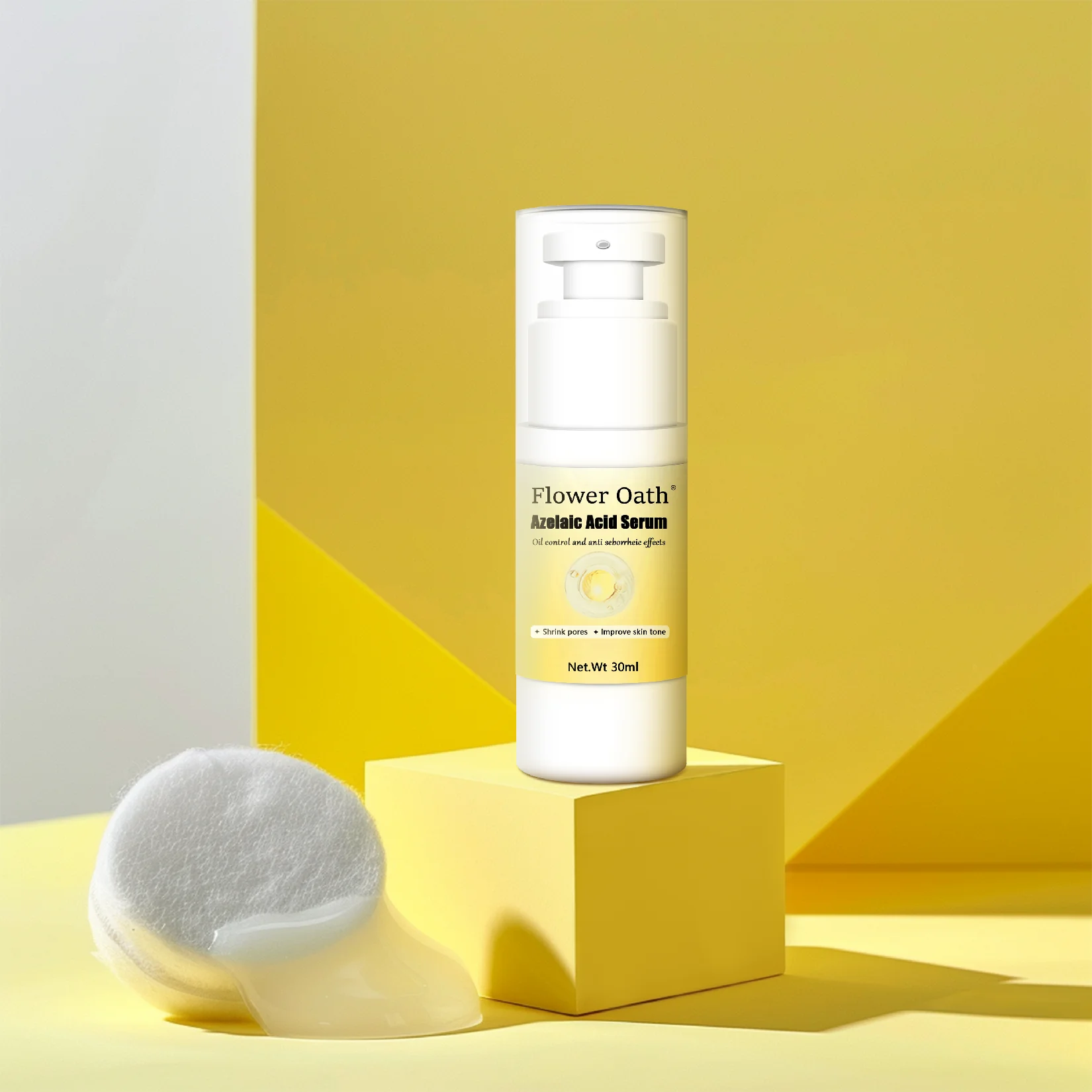 Inhibits skin bacteria controls oil and anti-inflammatory improves skin tone pore care azelaic acid pore repair serum
