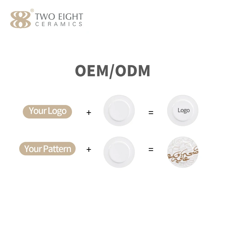 Hot Sale Wholesale Ceramic China Plates For Restaurant Round Custom Ceramic Plates Supplier Ceramic Dinner Plates for Weddings