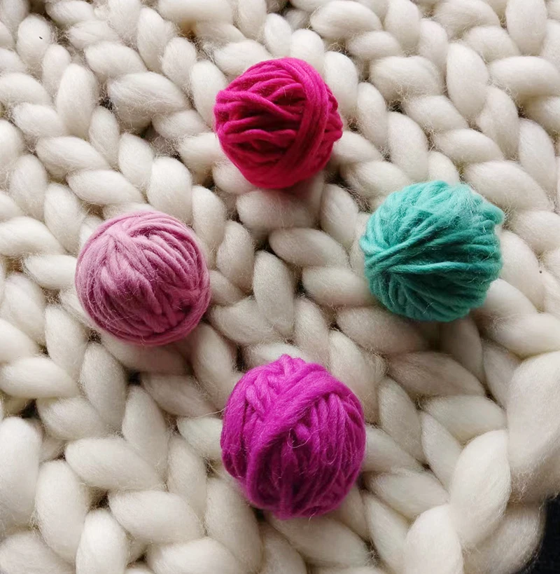 100% Merino Wool Soft Yarn Handkniting  30g  Ball Melange Yarn DIY