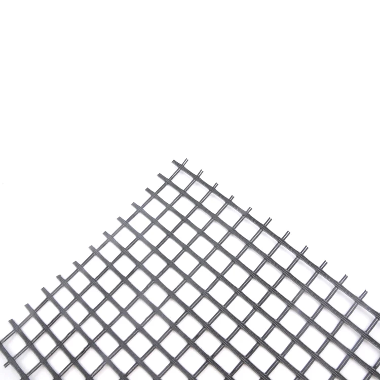 Polyester Geogrid Composite Geotextile Made Of Warp Knitted Terylene