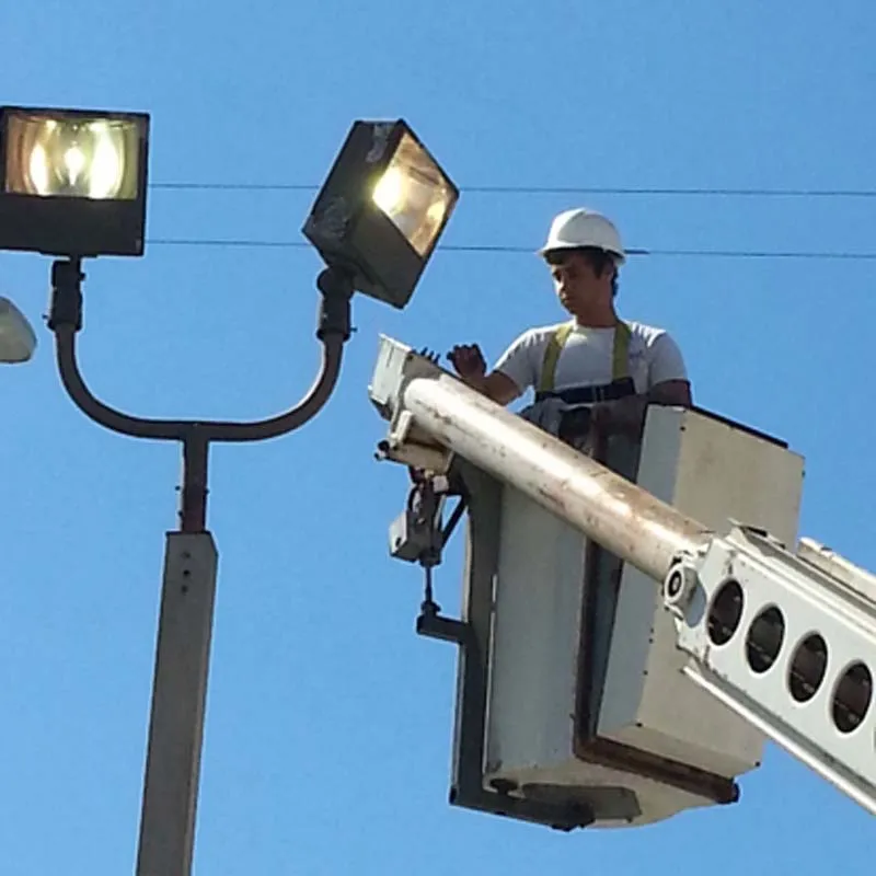 Round Steel Bullhorn with 2 Arms at 180 Degrees
