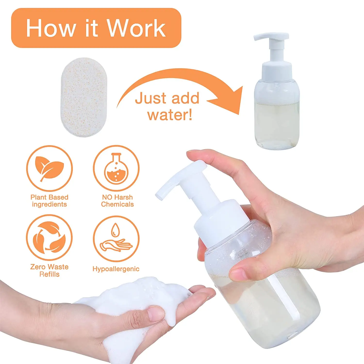 OEM Customization Wholesale Eco-friendly Foaming Hand Wash Soap Tablet With Different Scents Clean Effervescent Tablets