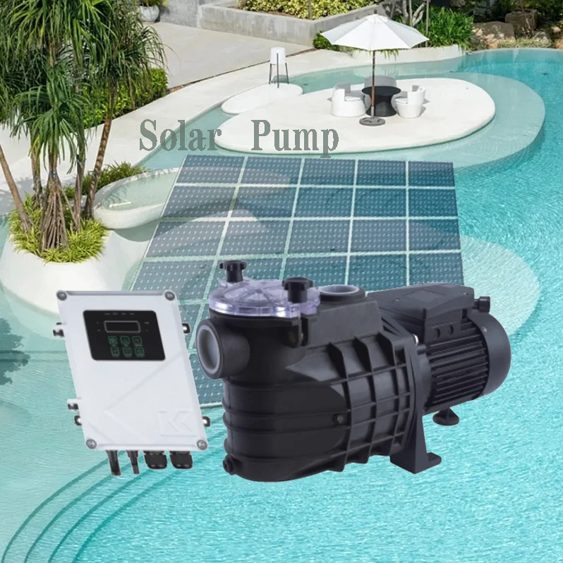 DC 48V 0.5 kW Swimming Pool Solar Water Pump System For Swimming Pool and Aquarium