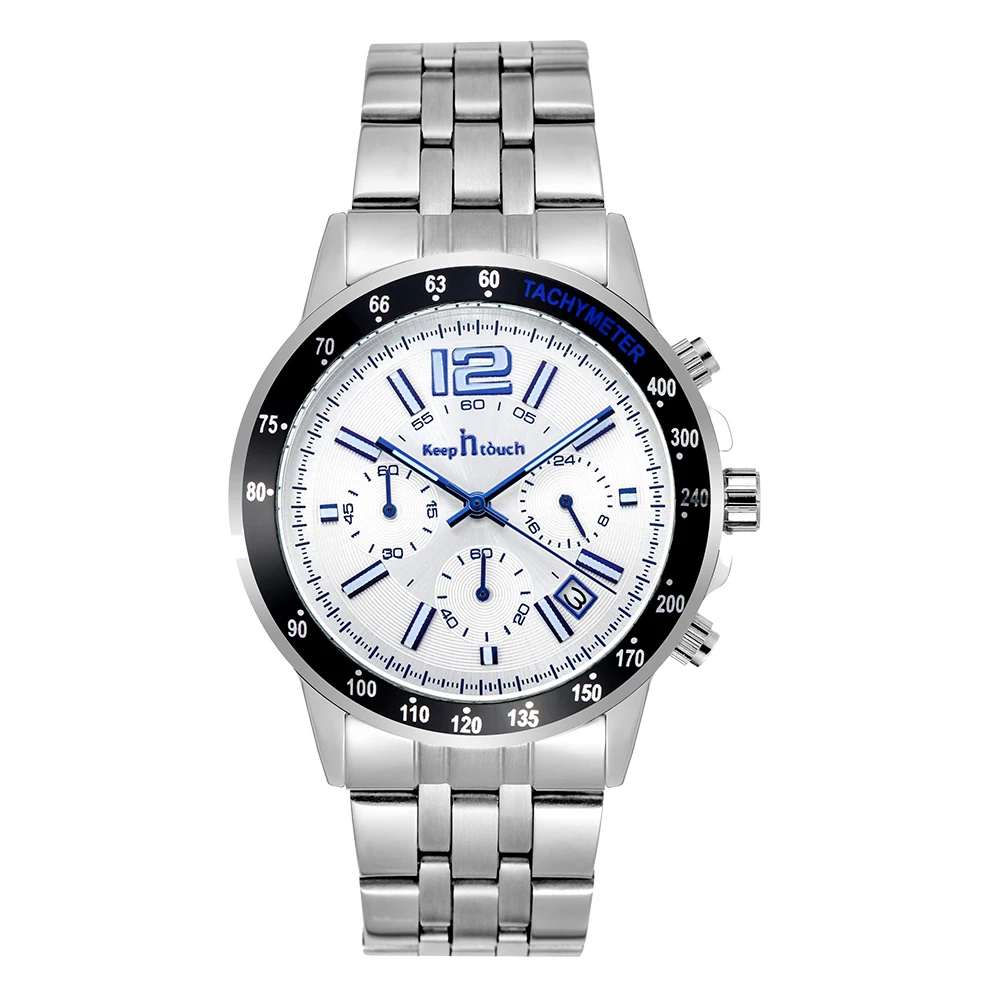 Men Watches Luxury Minimalist Calendar Stainless Steel Waterproof Luminous Date Week Sport Wrist Watches Quartz Watches