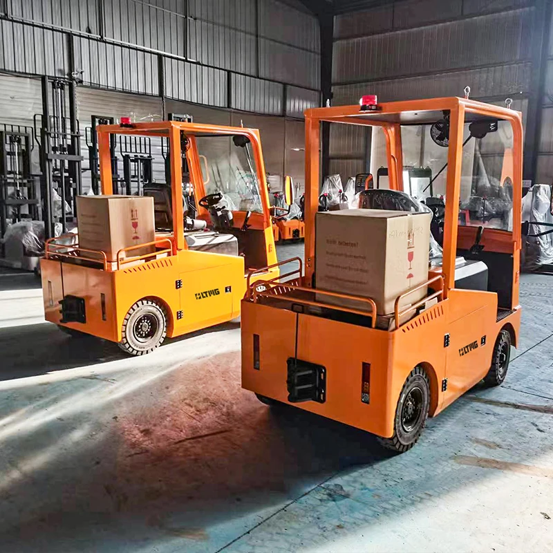10ton Electric Small Tractor With Powerful Towing Force Seat Efficient Docking Electric Tractor