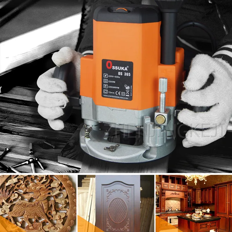 
Woodworking Engraving Machine Household Decoration Slotted Cutting Carpenter Tools Building Materials Processing 