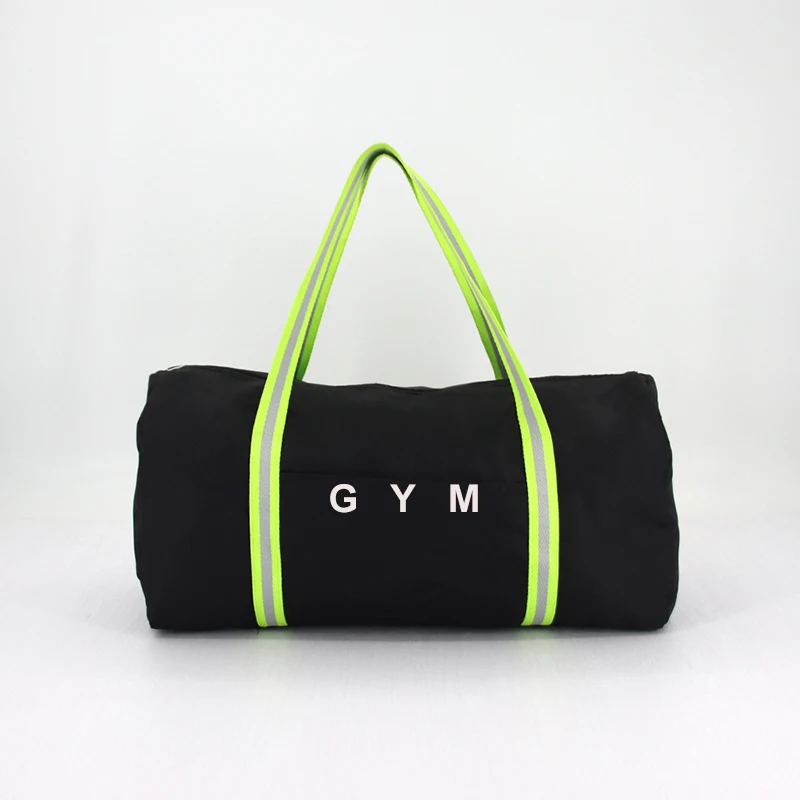 Customized Logo large capacity Waterproof Polyester Blank Sneaker Travel Duffle Bag Sports Gym Overnight Weekender Duffle Bag