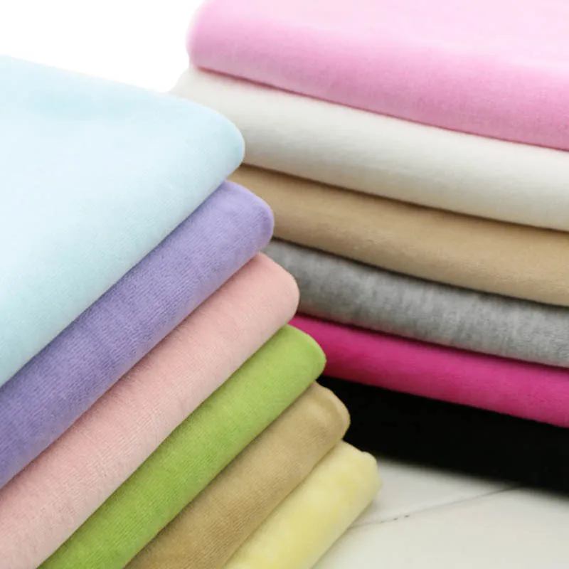 Простая бархатная ткань из полиэстера и хлопка осенне-зимняя Пижама обувь одежда в наличии