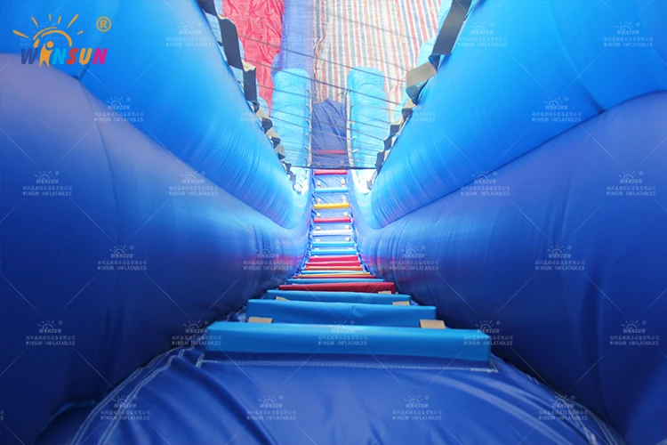 Custom Logo Printed playground Inflatable Outdoor Water Park Slides