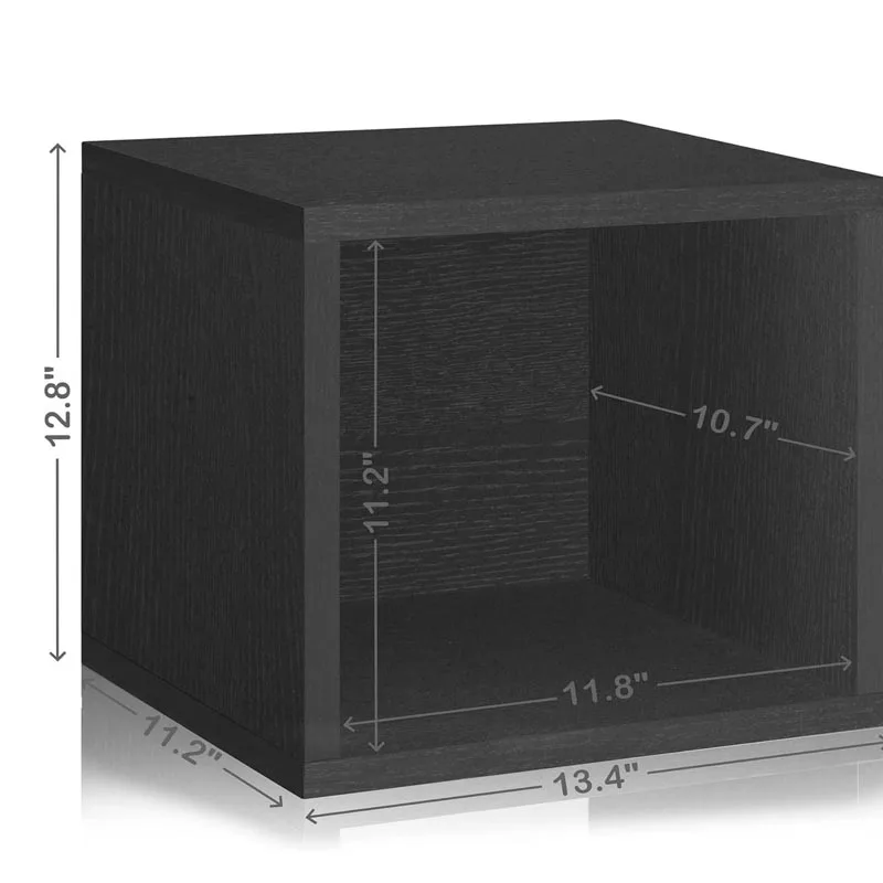 Way Basics Cube Storage - Closet Organizer Stackable Cubby Shelf (Tool-free Assembly)