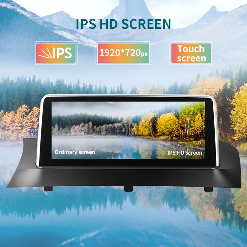 KLYDE 10.25/12.3 Inch 1920*720 Car Radio GPS Navigation with CarPlay WIFI for BMW X3 E83 F25 G01 X4 F26 G02 Android Screen