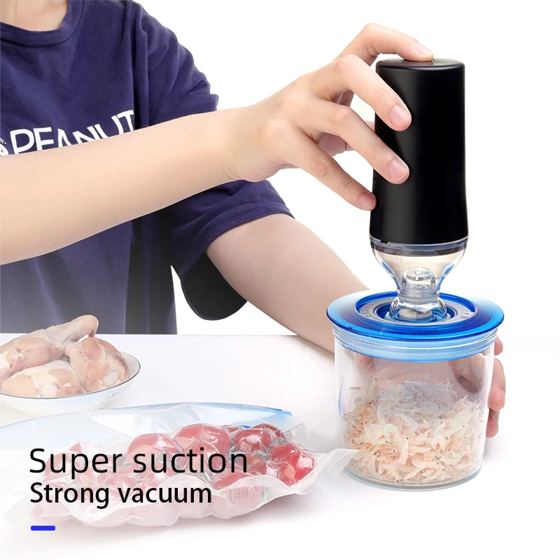 Automatic Sealer Machine Handheld Vacuum Bag Food Sealers Electric Air Pump For Vacuum Storage Bag
