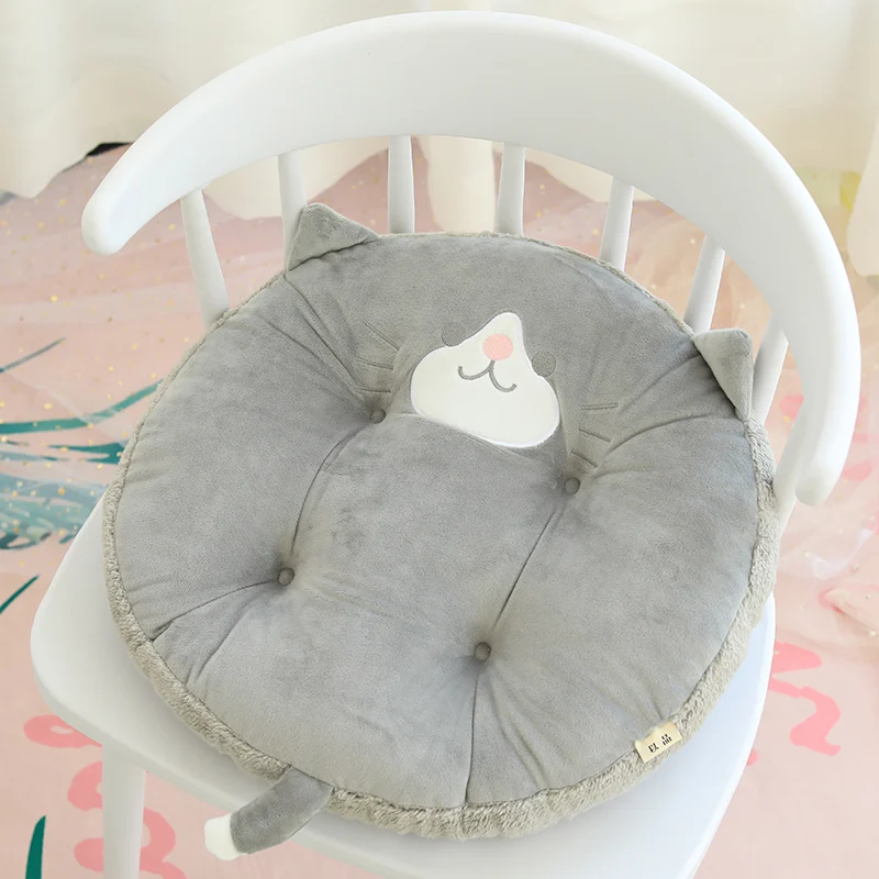Cartoon Cute Animal Linen Cotton Sofa Cushion For Leaning On Of High Quality Material Pillow