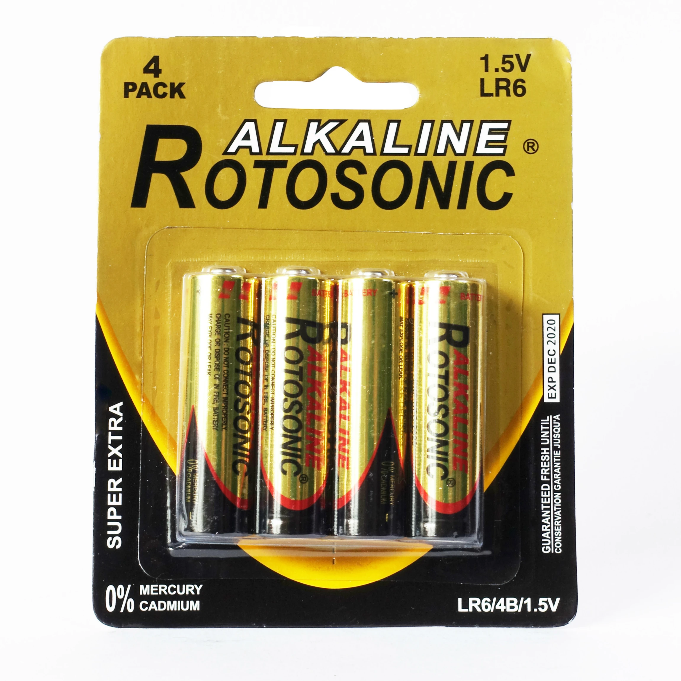  Оптовая продажа щелочная батарея AA LR6 для игрушек рождественских