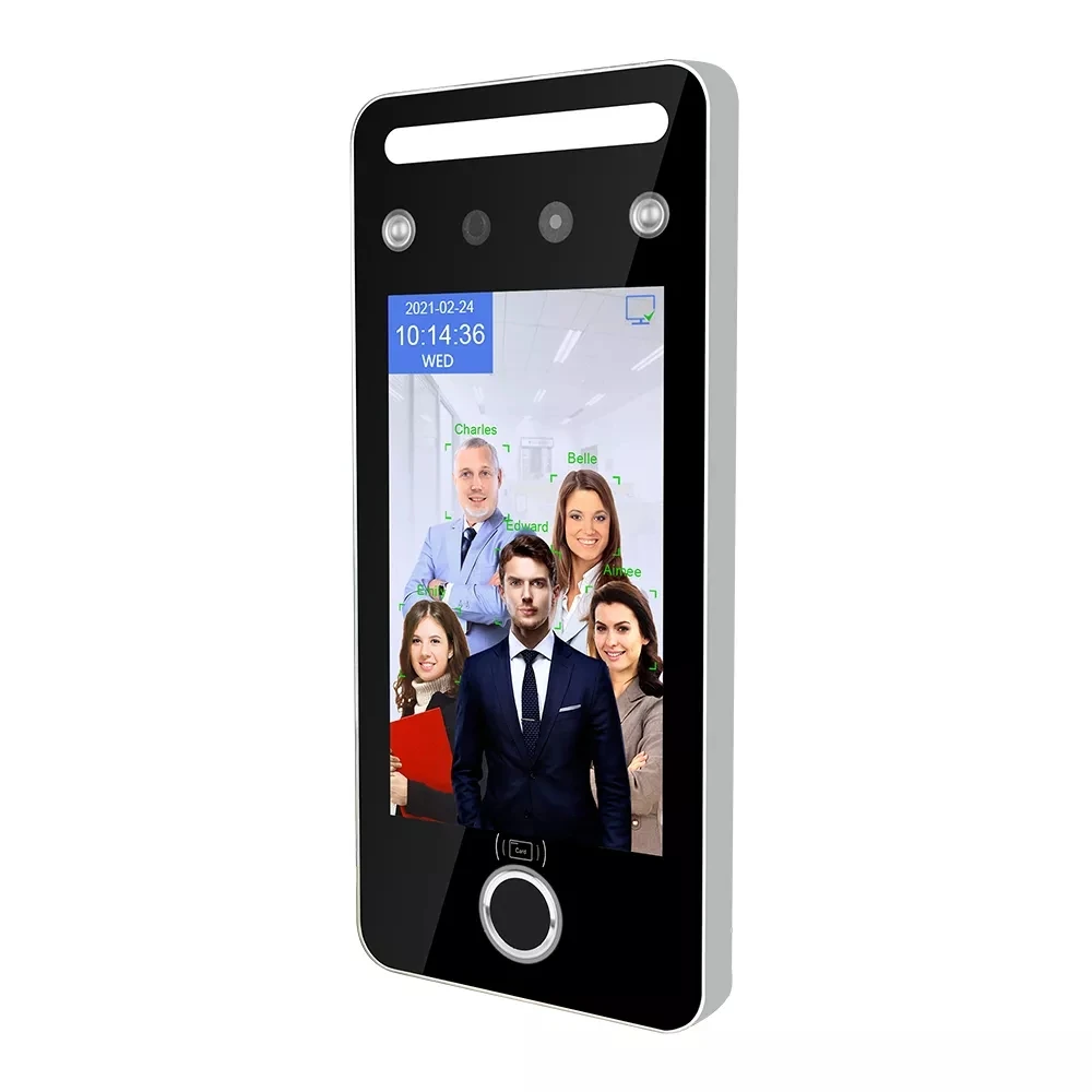 Новое поступление 3D с функцией распознавания лиц посещаемость времени и контроля доступа по отпечаткам 5 дюймов сенсорный экран уход за кожей лица и контроля доступа дверей с отпечатками пальцев